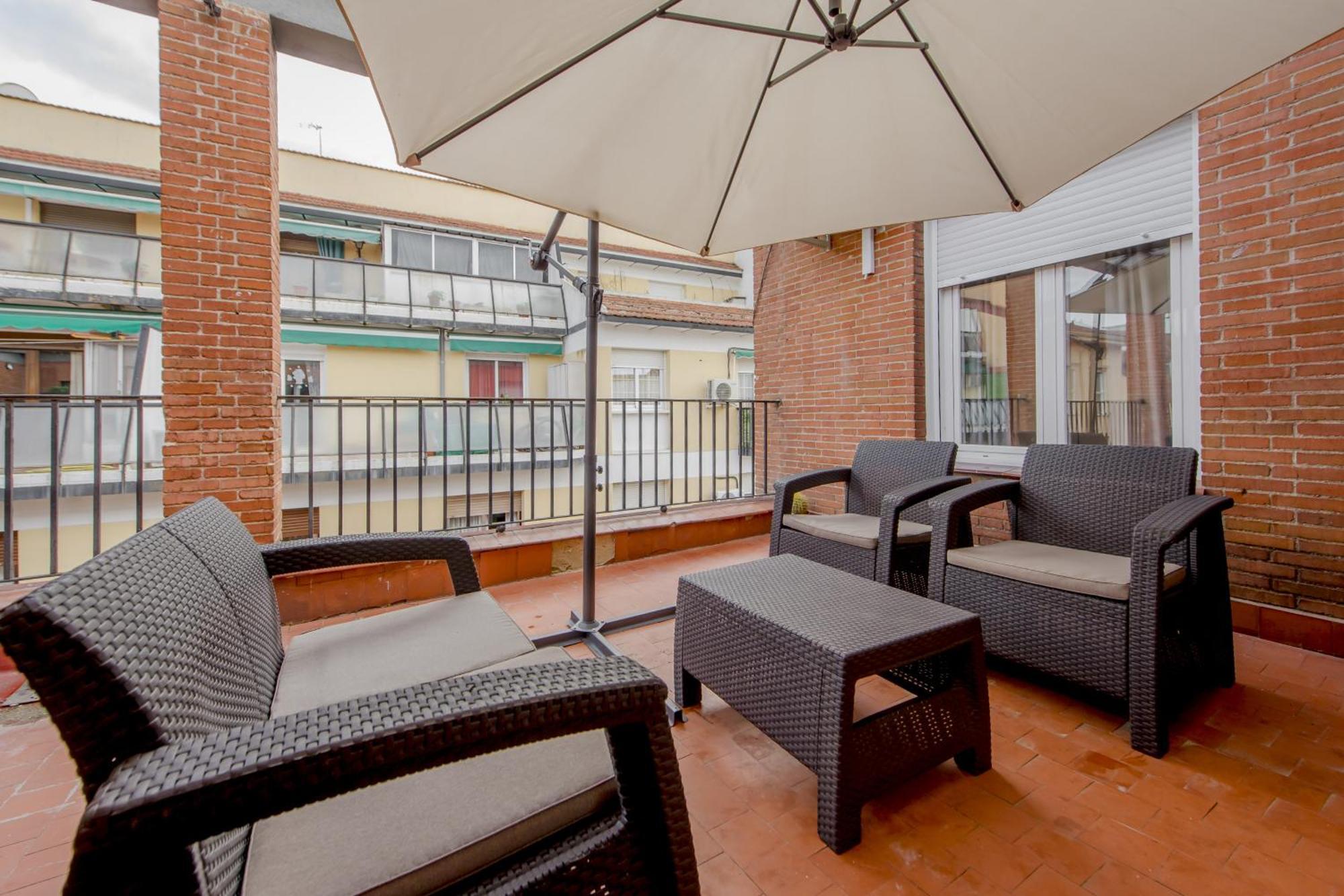 Ferienwohnung Atico X9 Pax Con Gran Terraza En El La Latina Madrid Exterior foto